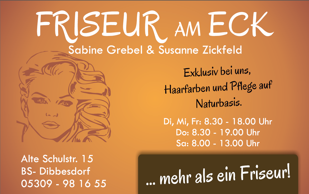 Bild 1 Friseur am Eck, S. Grebel & S. Zickfeld in Braunschweig
