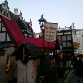 Teil des Mittelaltersweihnachtsmarktes.