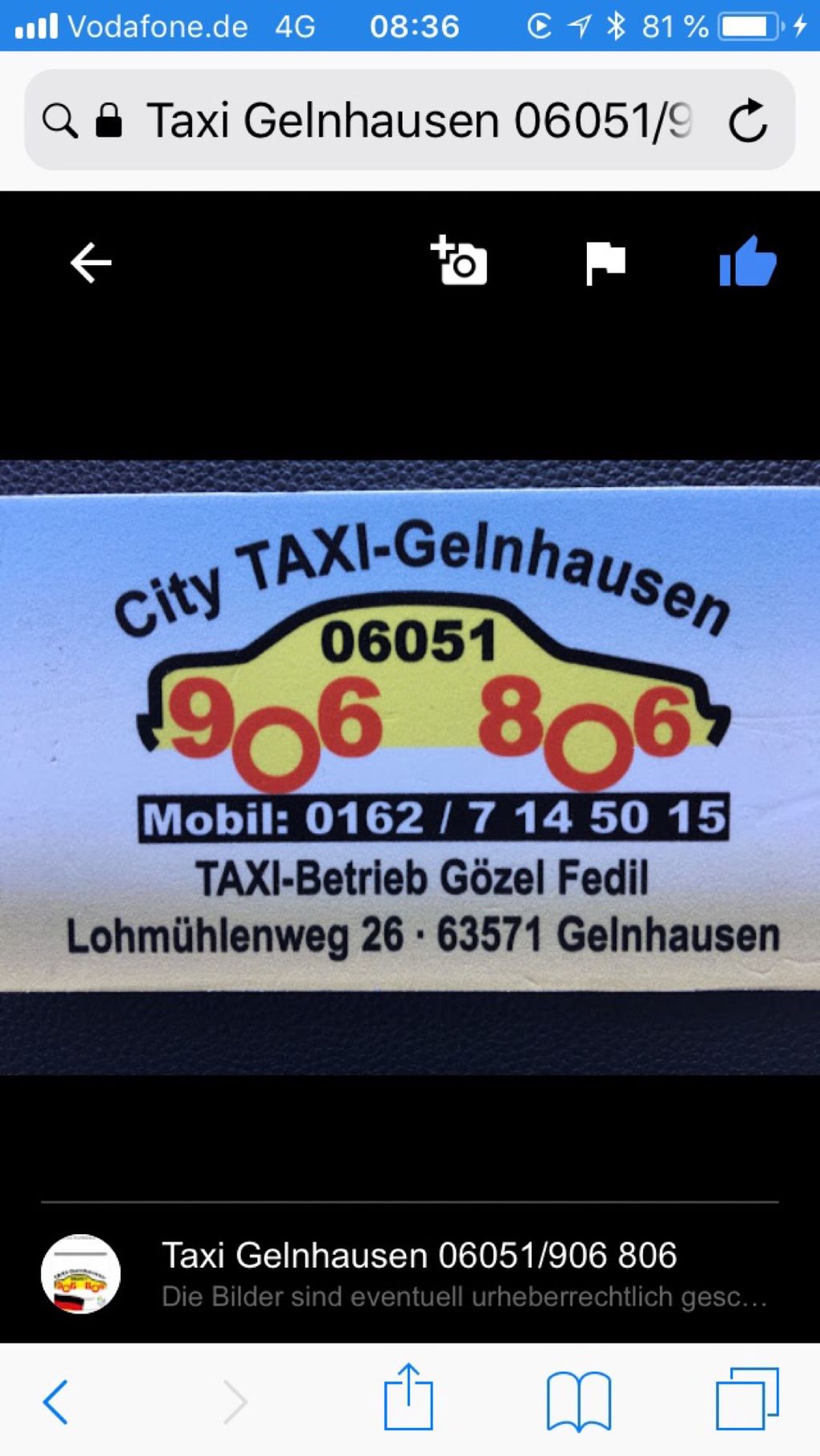 Nutzerfoto 2 Güzel Fadil Taxi Gelnhausen