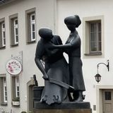 Gerberbrunnen in Freiberg in Sachsen