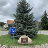 Gedenkstein für jüdische Familie Labe in Glambeck Gemeinde Löwenberger Land