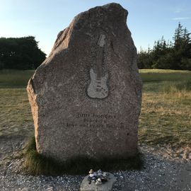 Jimi Hendrix Gedenkstein in Fehmarn