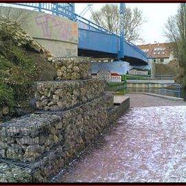 Fußgängerbrücke „Blaues Wunder“ in Oranienburg