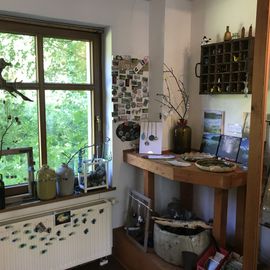 Tourist-Information im Glasmacherhaus / Glasmuseum in Stechlin