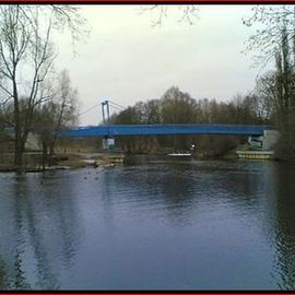 Fußgängerbrücke „Blaues Wunder“ in Oranienburg