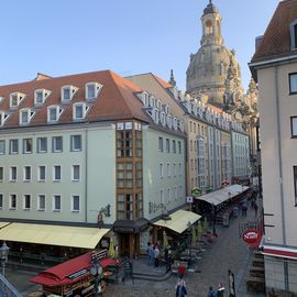Blick in die Münzgasse, DIE Gastrogasse Dresdens