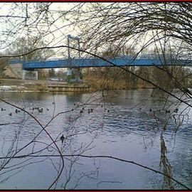 Fußgängerbrücke „Blaues Wunder“ in Oranienburg