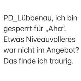 Meine Meinung zur nicht nachvollziehbaren Kommentarsperre