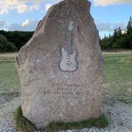 Jimi Hendrix Gedenkstein in Fehmarn