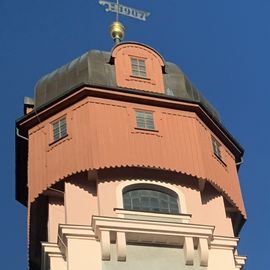 Wasserturm in Freiberg in Sachsen