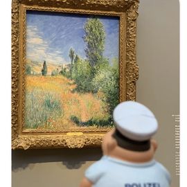 Mit meinem Freund Anton von der Essener Polizei bei Monet im Barberini (@anton_polizei_essen; #anton_polizei_essen)