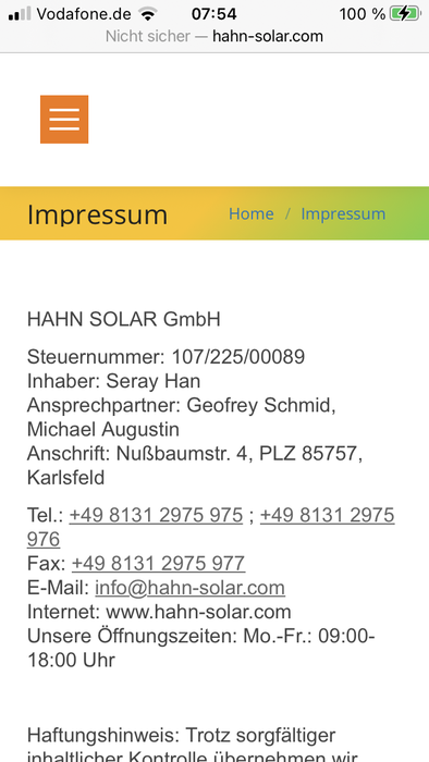 Nutzerbilder HAHN SOLAR GmbH
