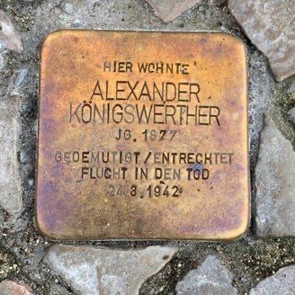 Stolperstein Alexander Königswerther