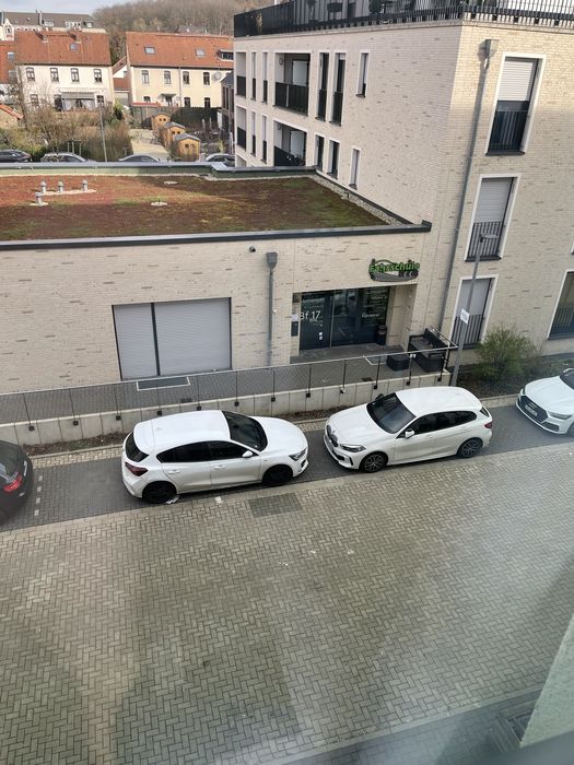 Falschparker vor der Fahrschule, zufällig der gleiche Fahrzeugtyp wie das richtig parkende Fahrzeug…