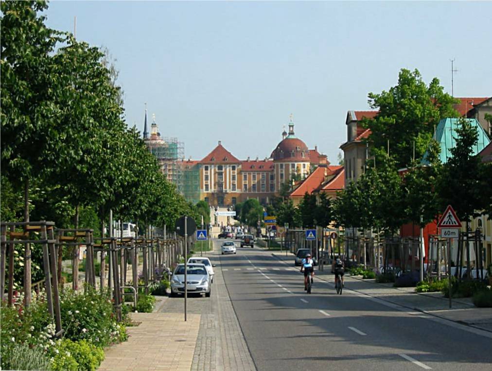 Blick aus Richtung Dresden...