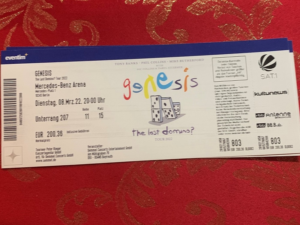 vorletztes Genesis-Konzert in Deutschland ever