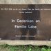 Gedenkstein für jüdische Familie Labe in Glambeck Gemeinde Löwenberger Land