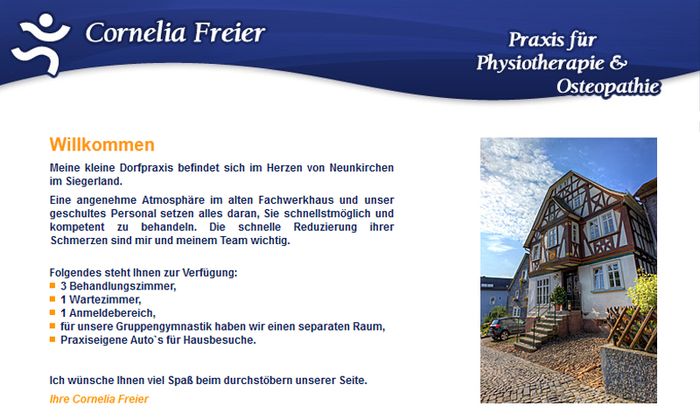 Praxis für Physiotherapie & Osteopathie Cornelia Freier