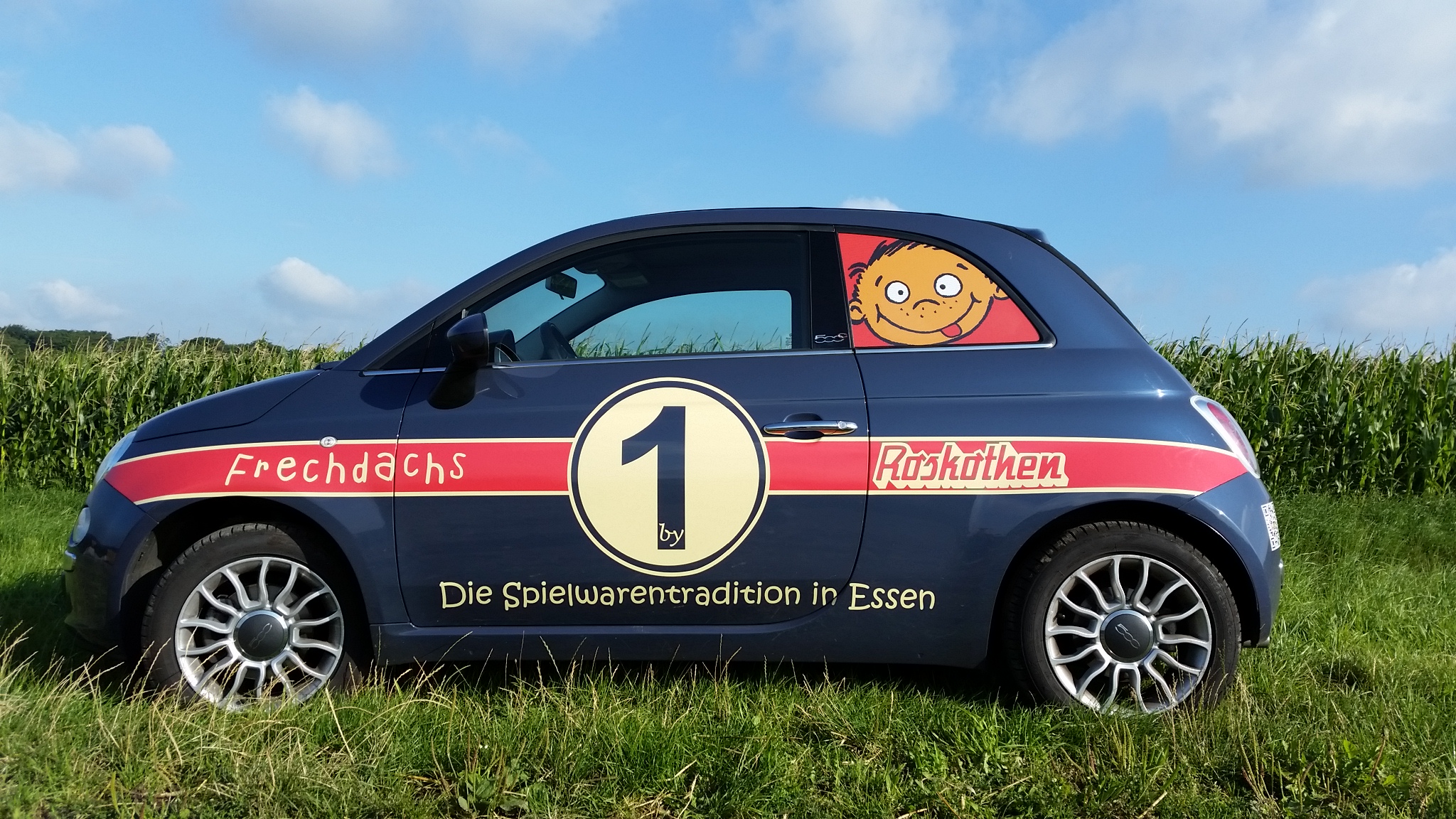 Der Fiat 500 von Frechdachs by Roskothen, der Spielwarentradition in Essen!