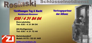 Bild zu Schlüsseldienst Rosinski Türöffnungsdienst