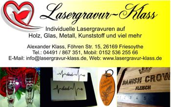 Logo von Lasergravur-Klass Geschenkartikelgeschäft in Friesoythe