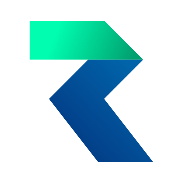 Logo in Blau und grün der ranklike Online Marketing SEO Agentur
