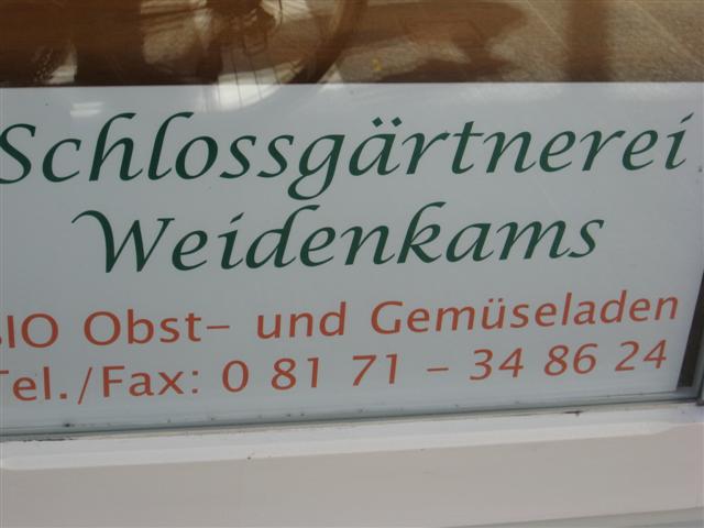 Bild 3 Schlossgärtnerei Weidenkams BIO Obst- und Gemüseladen in Wolfratshausen