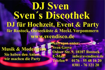 Logo von DJ Sven - Sven´s Discothek in Rostock Lütten Klein