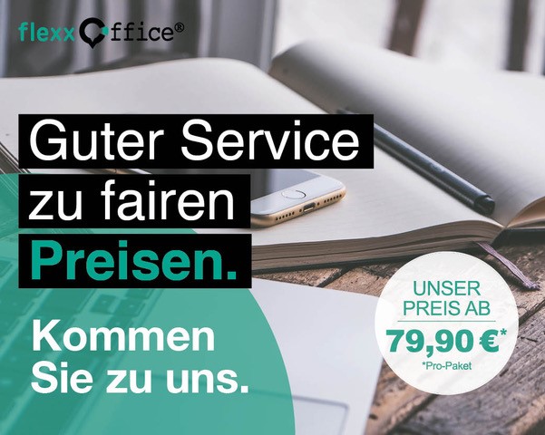 Guter Service zu fairen Preisen. - Virtuelles Büro Pro-Paket. Ihre Geschäftsadresse in Ahrensburg ab 79,90€
