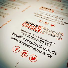 Visitenkartendruck, einseitig, zweiseitig, Klappvisitenkarten