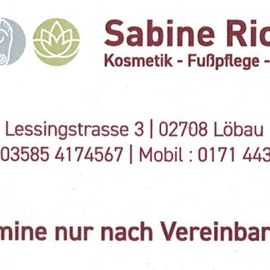 Kosmetik-Fußpflege-Wellness Sabine Richter in Löbau