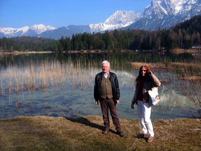 Unser Lieblingsplatz direkt neben dem Hotel Lautersee, Mittenwald