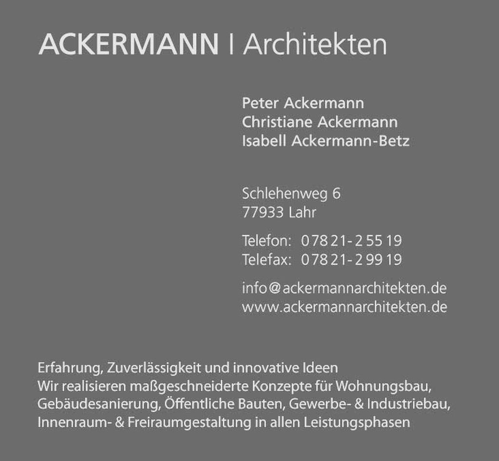 Nutzerfoto 4 Ackermann Architekten