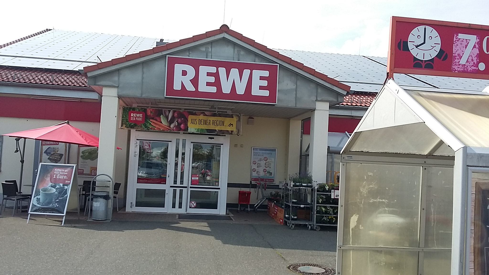 Rewe-Markt Altdorf.