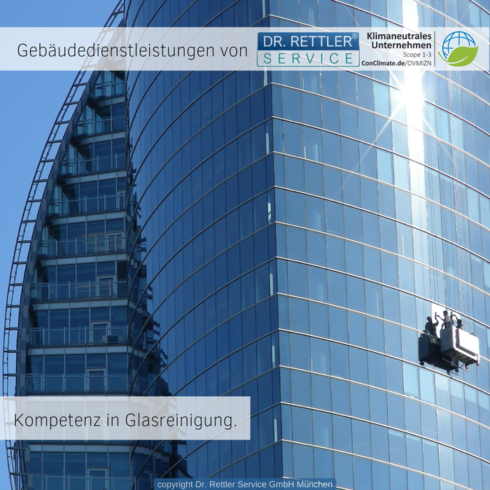 Fassaden,- und Glasreinigung | Umkehr-Osmose. (c) Dr. Rettler Service GmbH München