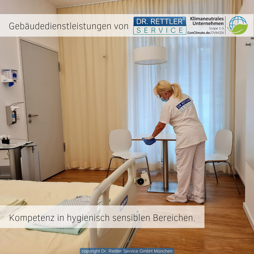 Krankenhausreinigung.
(c) Dr. Rettler Service GmbH München