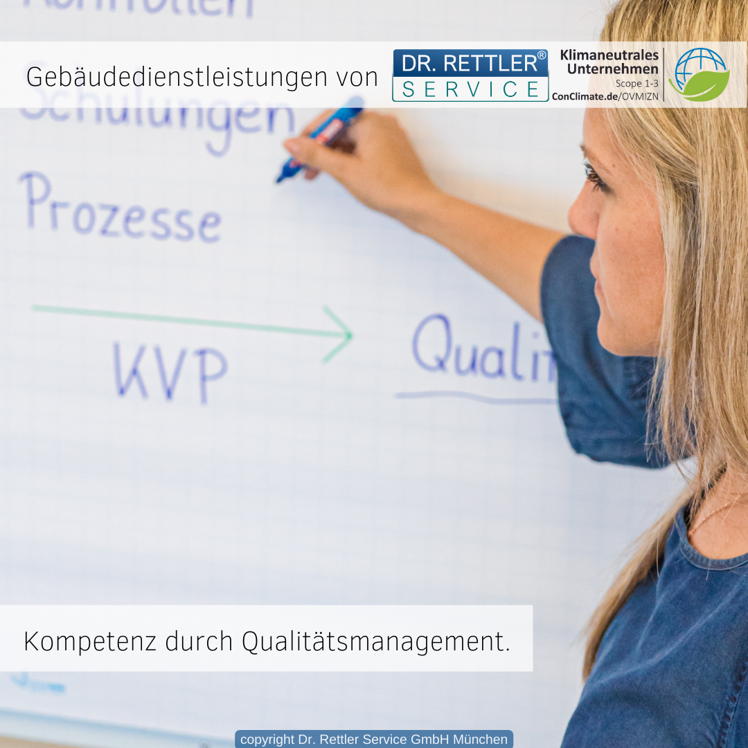 Qualitätsmanagement.
(c) Dr. Rettler Service GmbH München