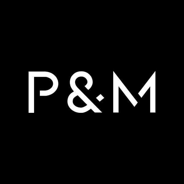 Das Logo der P&amp;M Digitalagentur