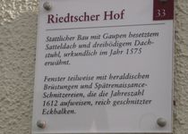 Bild zu Riedtscher Hof (Baudenkmal)