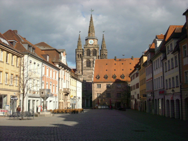 Stadtansicht in Ansbach