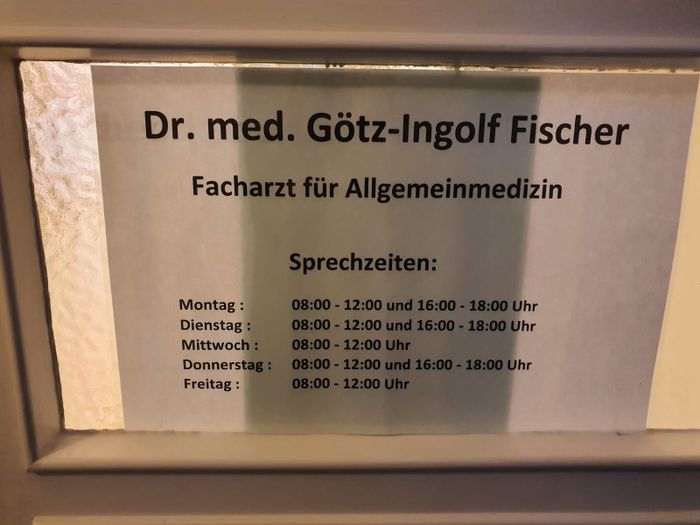 Nutzerbilder Fischer Götz-Ingolf Dr.med. Facharzt für Allgemeinmedizin