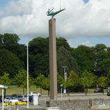 Skulptur Segler in Kiel