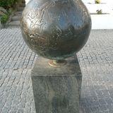 Bronzeplastik "Das nördliche Firmament" in Rostock Seebad Warnemünde