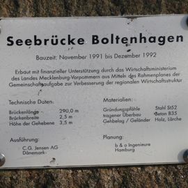 Seebrücke Boltenhagen in Ostseebad Boltenhagen
