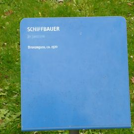 Bronze-Plastik »Schweißer« in Rostock