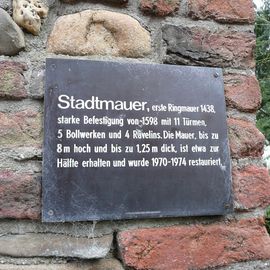 Stadtmauer am Pulverturm in Rheinberg