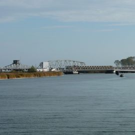 Meiningenbrücke in Bresewitz Darß Gemeinde Pruchten