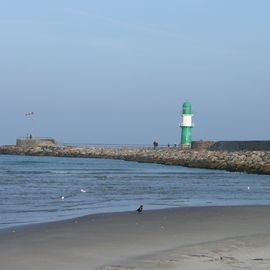 Strand bei Warnemünde in Rostock