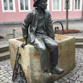 Pfenniggeiger-Brunnen in Freyung