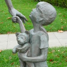 Skulptur Fischersfrau "Meeresblick" in Ostseebad Kühlungsborn